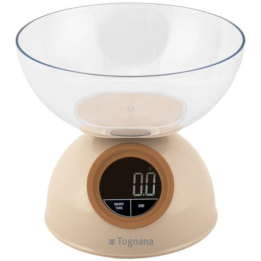 Bilancia da Cucina Digitale 5 kg Champagne Plastica Beige