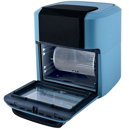 Friggitrice e Forno ad Aria 11 L Carta Da Zucchero Plastica-Acciaio Inox Blu